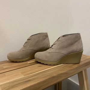 G.H. Bass Suede Wedges
